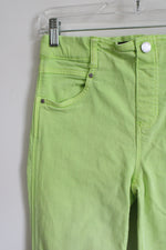 Liverpool Neon Green Cropped Pants | 4