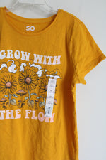 NEW SO Grow With The Flow Yellow Tee | 10/12