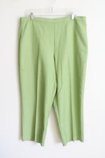 Alfred Dunner Green Pant | 18