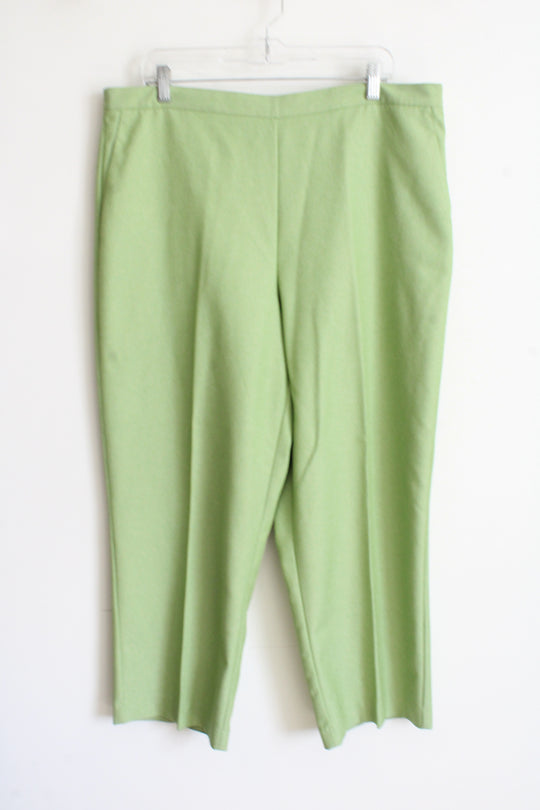 Alfred Dunner Green Pant | 18