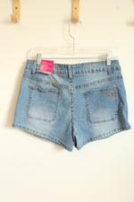 NEW VIP Jeans Light Wash Wrap Front Skort | 7