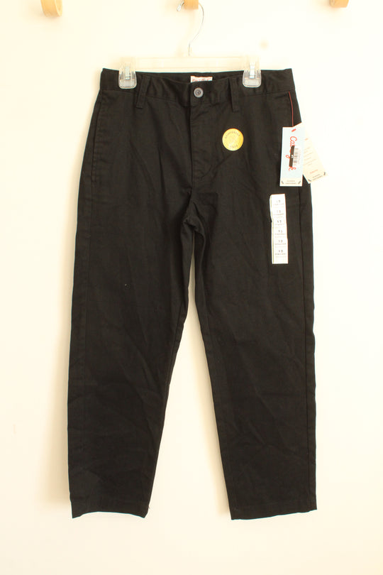 New Cat and Jack Black Stretch Straight Pants |12