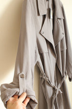 NEW Torrid Gray Lightweight Stretch Trench Jacket | 4