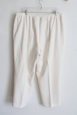 Alfred Dunner Cream Trouser Pant | 18
