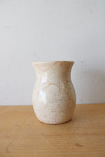Beige Marble Toothbrush Holder