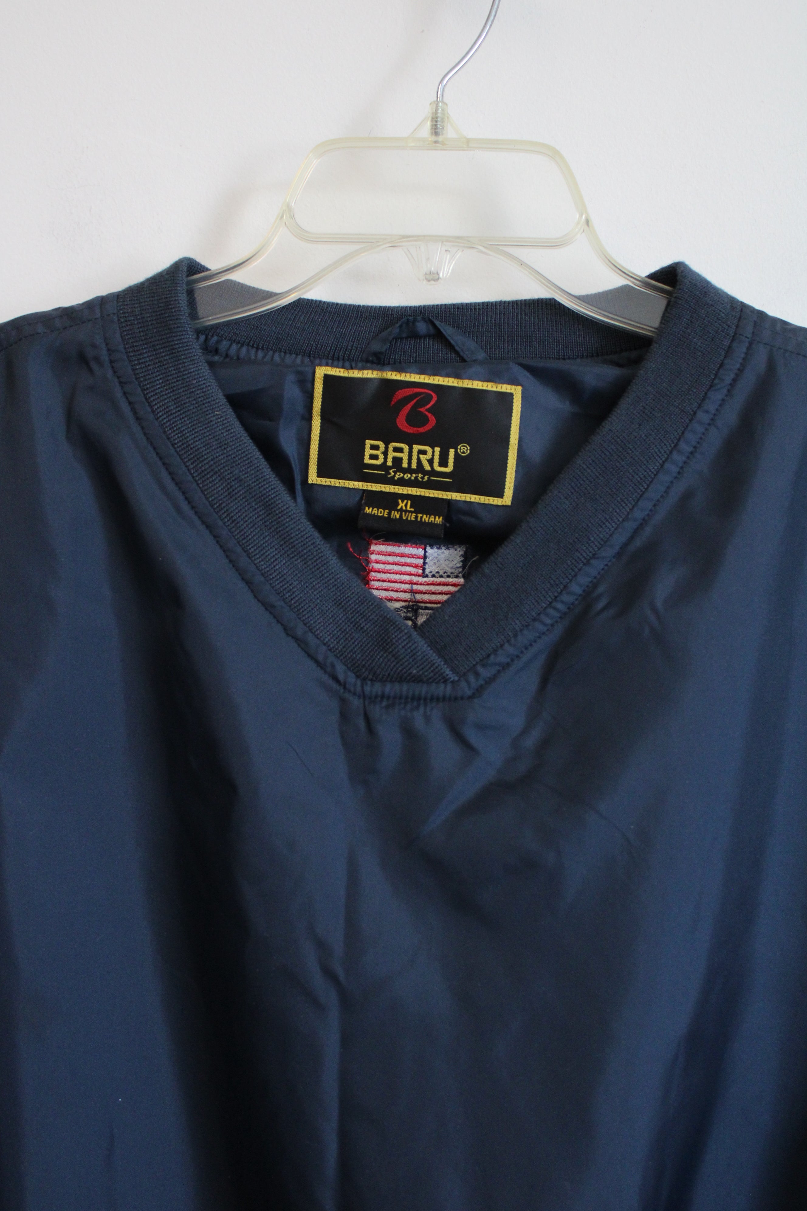 Baru Navy Blue Windbreaker Sweatshirt | XL