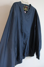 Baru Navy Blue Windbreaker Sweatshirt | XL