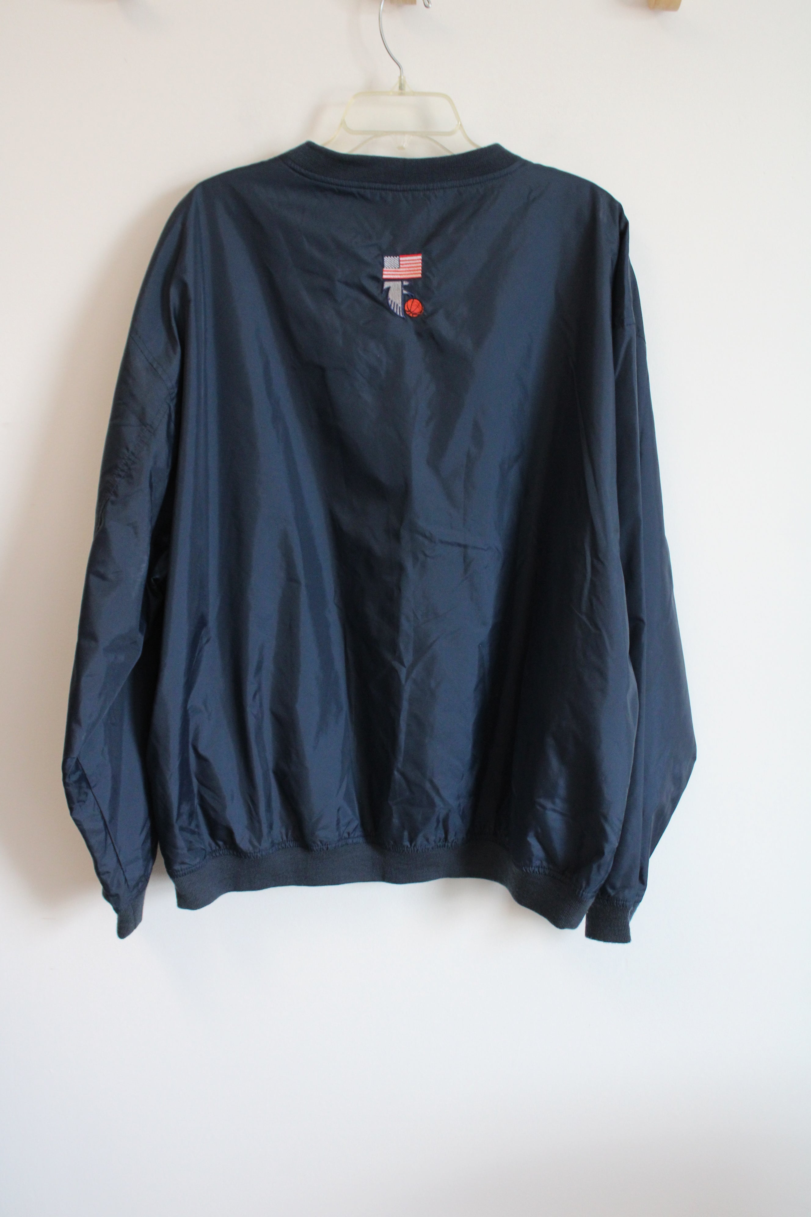 Baru Navy Blue Windbreaker Sweatshirt | XL