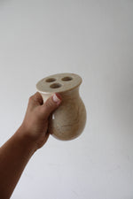 Beige Marble Toothbrush Holder