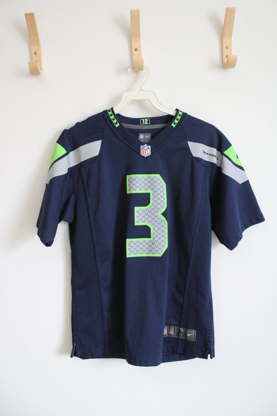 NFL Nike Seattle Seahawks #3 Wilson Jersey | Youth L (14/16)