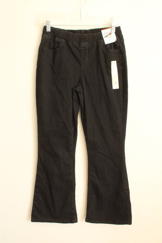 New Cat and Jack Black Stretch Waist Flare jeans | 16