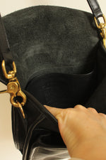 Coach Black 90's Station Crossbody Bag Purse