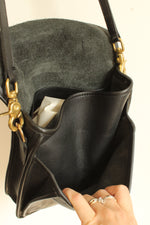 Coach Black 90's Station Crossbody Bag Purse