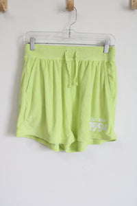 Old Navy Neon Green Terry Cloth Shorts | M