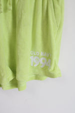 Old Navy Neon Green Terry Cloth Shorts | M