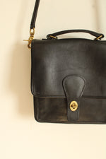 Coach Black 90's Station Crossbody Bag Purse