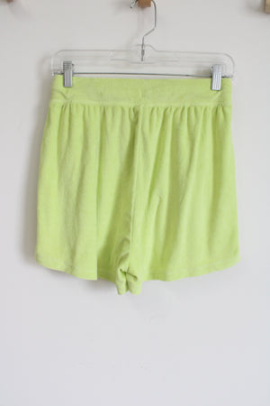 Old Navy Neon Green Terry Cloth Shorts | M