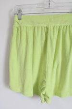 Old Navy Neon Green Terry Cloth Shorts | M