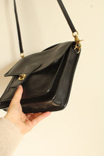 Coach Black 90's Station Crossbody Bag Purse