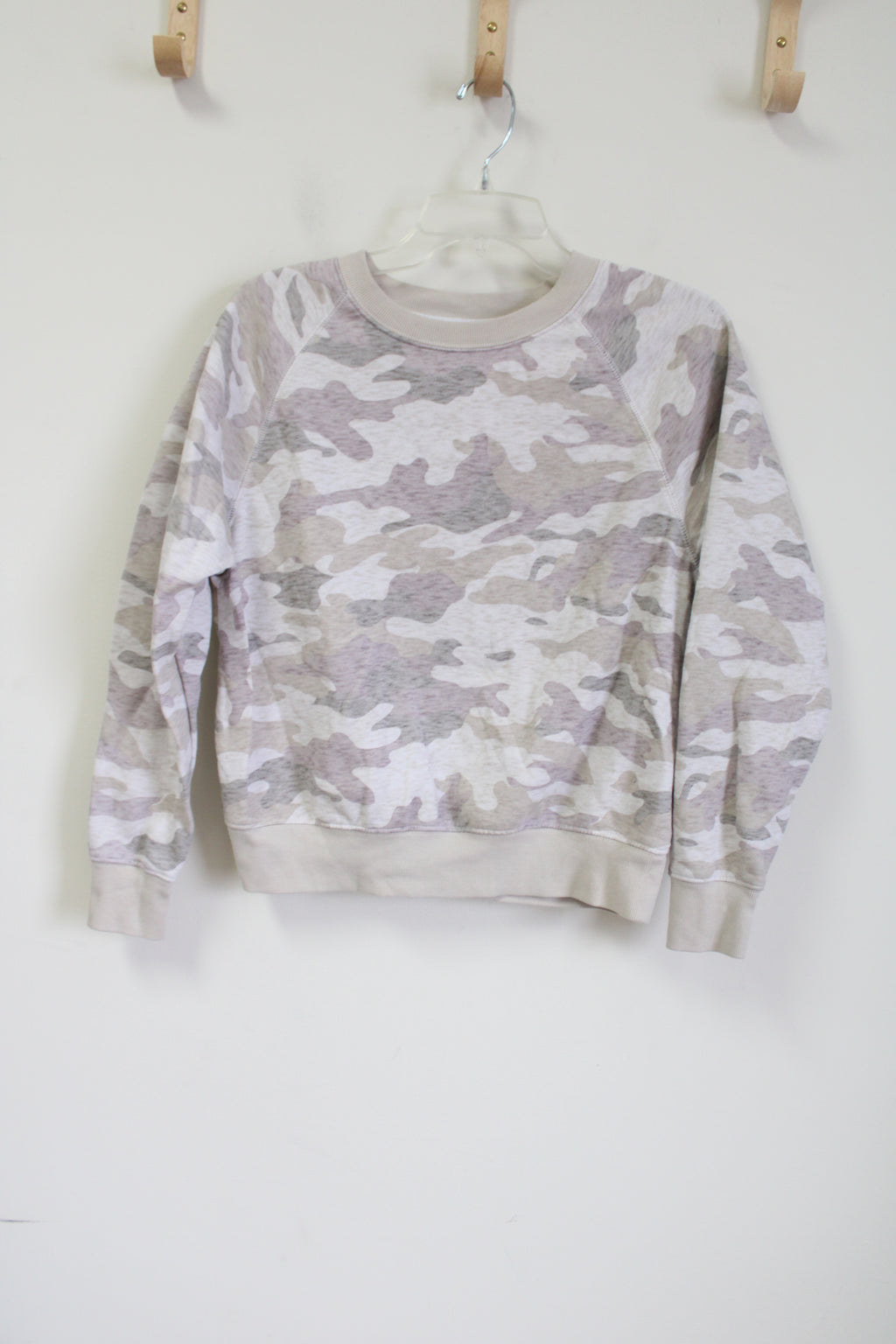 Old Navy Neutral Camo Print Sweatshirt | S