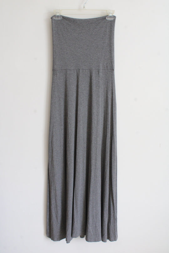 Gap Heathered Strapless Dress | S