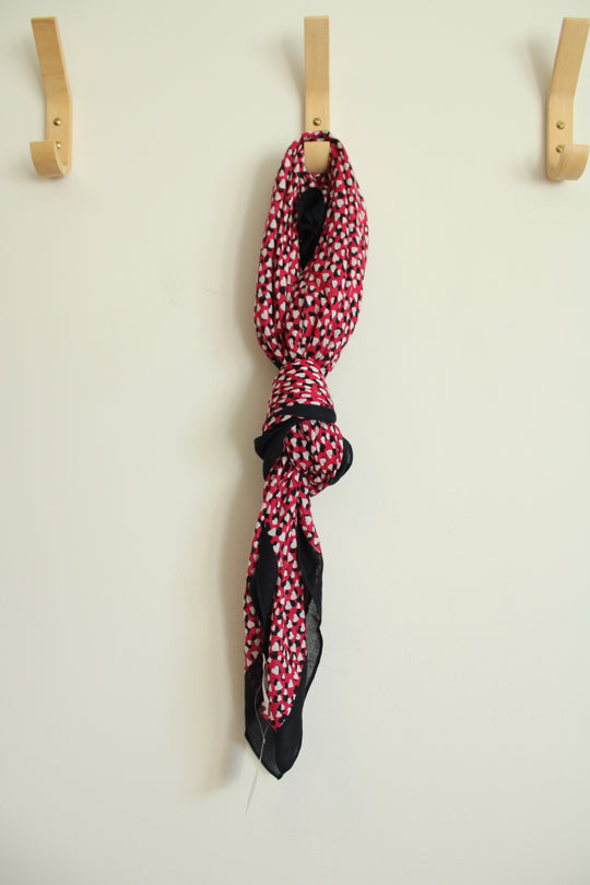 NEW J. Jill Pink and White Heart Scarf | OS