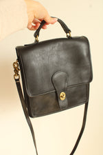Coach Black 90's Station Crossbody Bag Purse