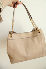 Michael Kors Beige Leather Purse