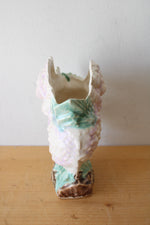 Vintage McCoy Chrysanthemum Purple Ceramic Vase