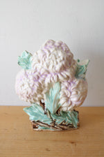 Vintage McCoy Chrysanthemum Purple Ceramic Vase