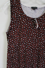 NEW Talbots Brown Leopard Print Knit Tank | M