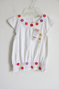 NEW Gymboree White Embroidered Top | 7