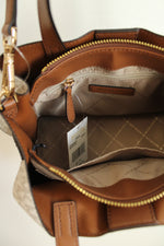 NEW Michael Kors Vanilla Emilia Satchel Bag