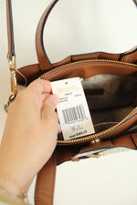 NEW Michael Kors Vanilla Emilia Satchel Bag