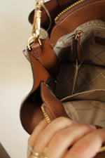 NEW Michael Kors Vanilla Emilia Satchel Bag