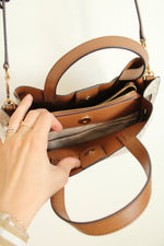 NEW Michael Kors Vanilla Emilia Satchel Bag