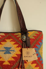 NEW Ariat Brynlee Aztec Concealed Carry Tote Bag