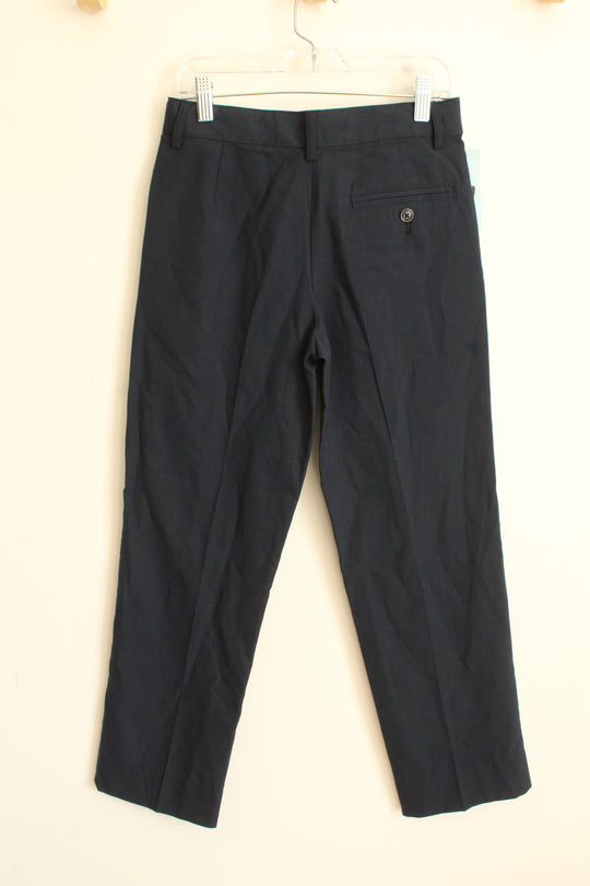 New Cat and Jack Navy Straight Leg Dress Pants |10