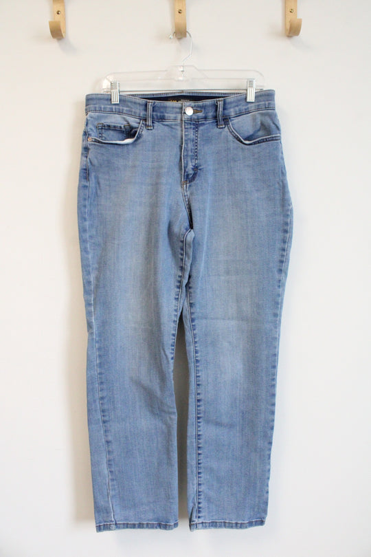 Lee Regular Fit Straight Leg Mid Rise Jeans | 12 Short