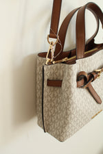 NEW Michael Kors Vanilla Emilia Satchel Bag