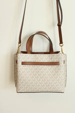 NEW Michael Kors Vanilla Emilia Satchel Bag