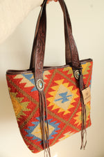 NEW Ariat Brynlee Aztec Concealed Carry Tote Bag