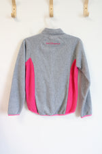 Disney Parks Mickey & Minnie Gray Fleece Jacket | Youth L