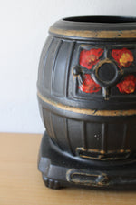 McCoy Vintage Pot Belly Stove Cookie Jar