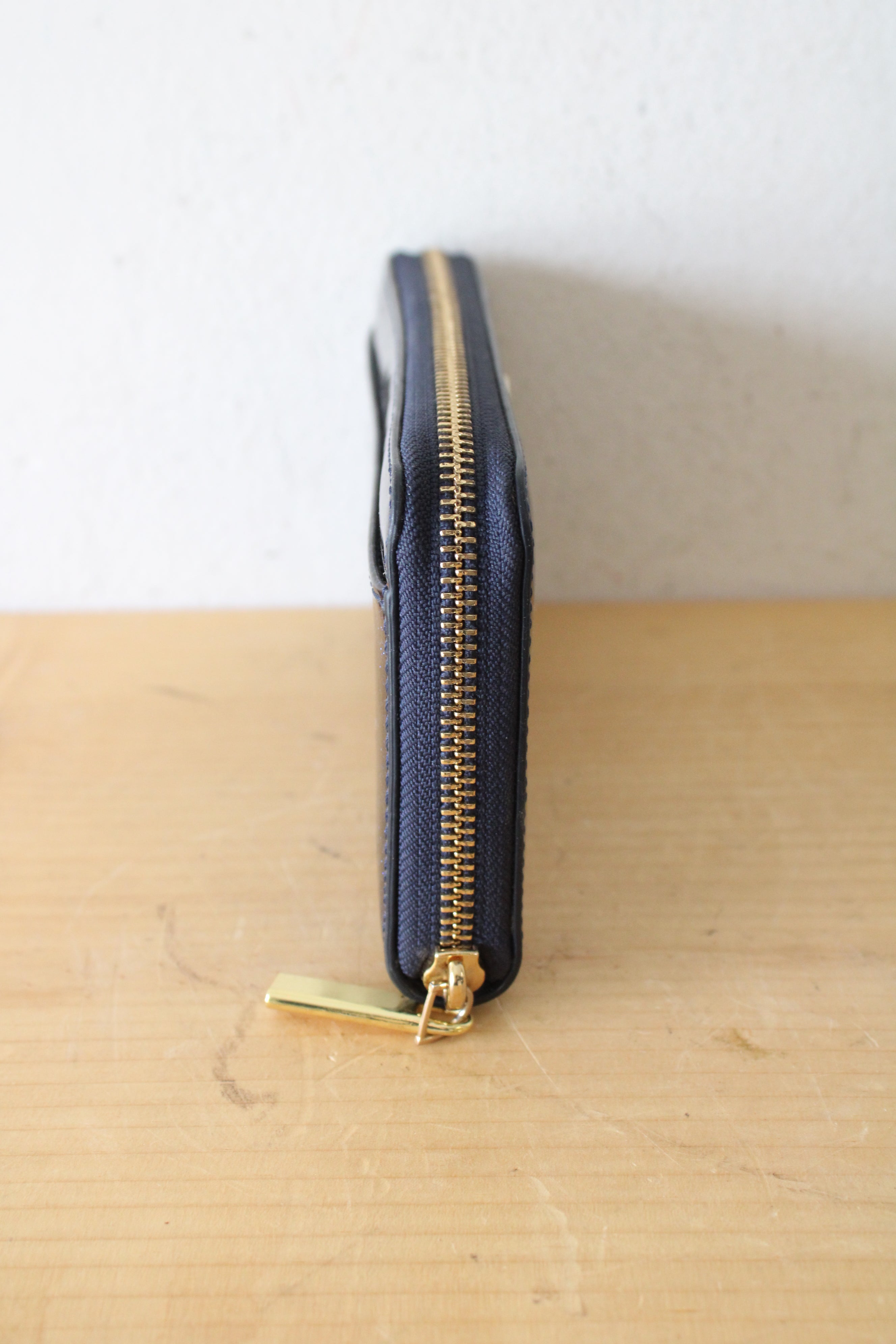Kate Spade Dark Blue Sparkle Glitter Bug Wallet