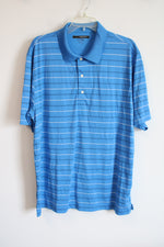 Greg Norman PlayDry Blue Polo Shirt | XL