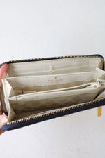 Kate Spade Dark Blue Sparkle Glitter Bug Wallet