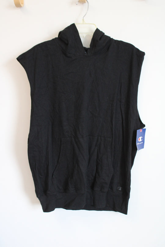 NEW Champion Black Hooded Tank | M