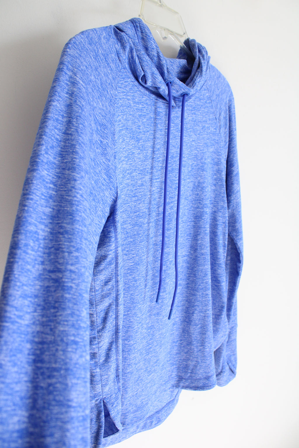 Athleta Blue Heathered Lightweight Hoodie | S