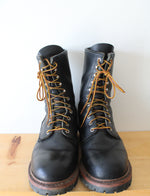 Red Wing 218 LoggerMax Black Boots | Size 10.5
